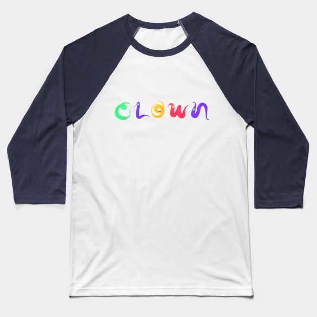 CLOWN Baseball T-Shirt by le_onionboi